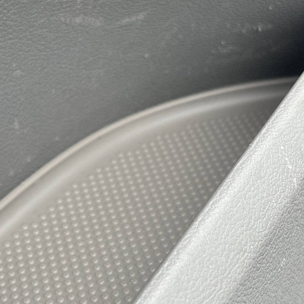 For VW T5, T5.1 Door Pocket Inserts, Rubber, Door Liner (Light Grey) Double Passenger + Driver Interior Styling