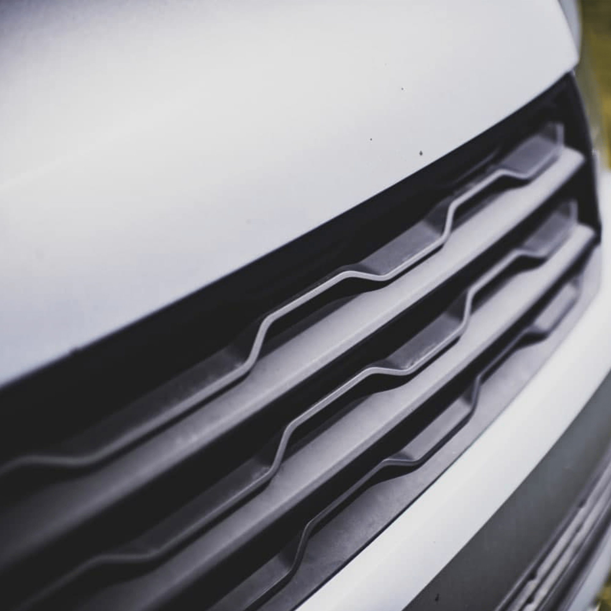 For VW T6 Front Grille R-Line Badgeless - Matte Black