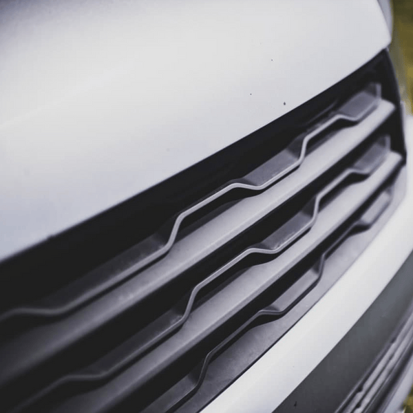 For VW T6 Front Grille R-Line Badgeless - Matte Black