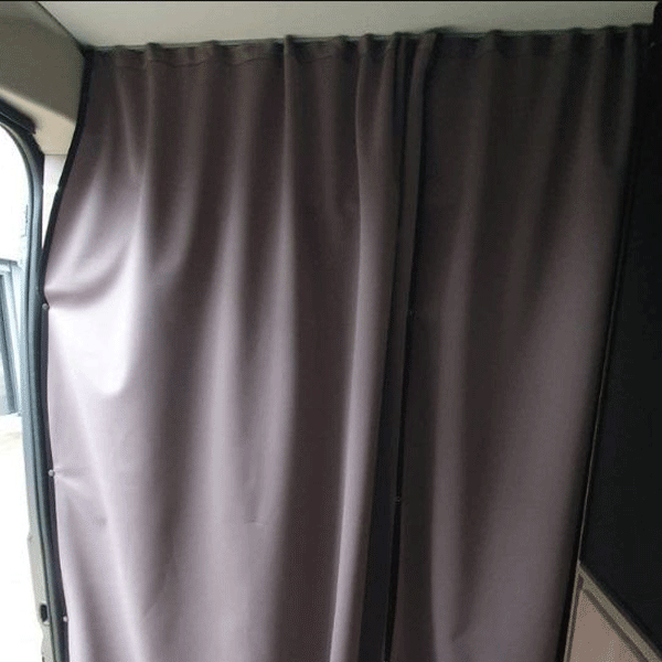 For MAN TGE / New Crafter Campervan & Motorhome Maxi-Cab Divider Curtain with Rail – Premium Privacy