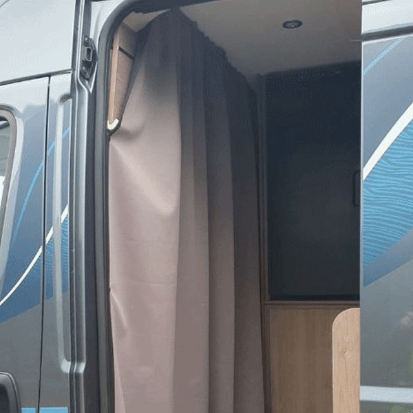 For Vauxhall Movano Campervan & Motorhome Maxi-Cab Divider Curtain with Rail – Premium Privacy