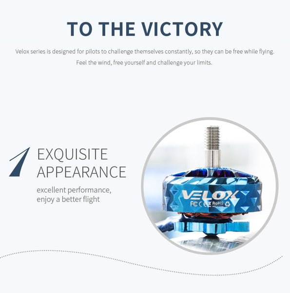 TMotor Velox V2208 V2 Veloce Series (1750kV, 1950kV, 2450kV)