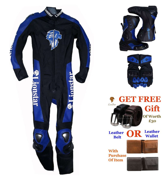 Lionstar Victory Kids & Adults Racing Suit Full Set: CE Armor & Speed Hump