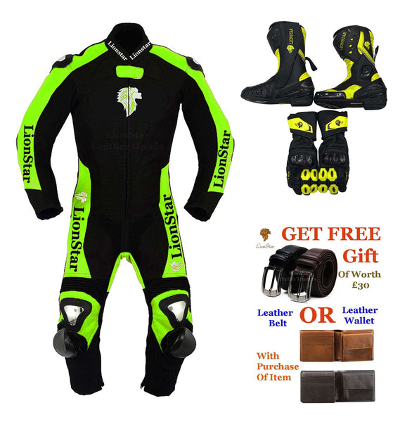 Lionstar Victory Kids & Adults Racing Suit Full Set: CE Armor & Speed Hump