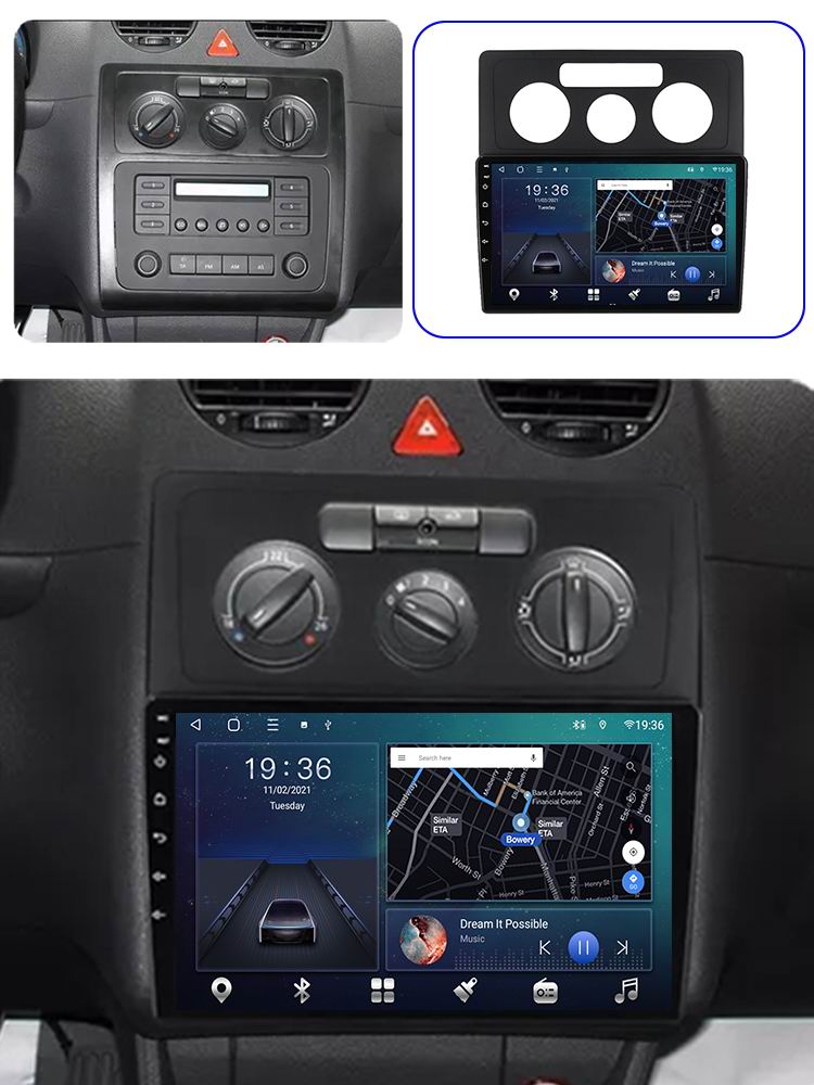 Volkswagen Caddy 3 2004-2010 CarPlay Kit