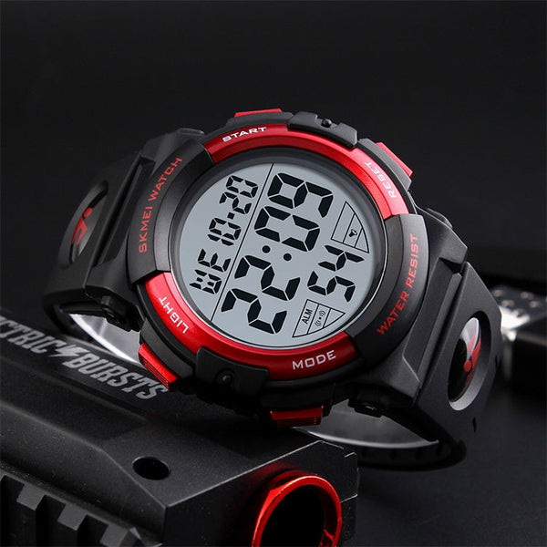 SKMEI 1258 Multifunctional Outdoor Sports Noctilucent Waterproof Wrist Watch, Size: S