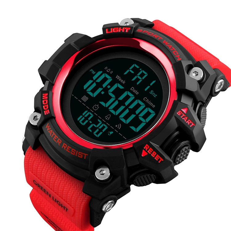 SKMEI 1384 Multifunctional Men Outdoor Fashion Noctilucent Waterproof LED Digital Watch
