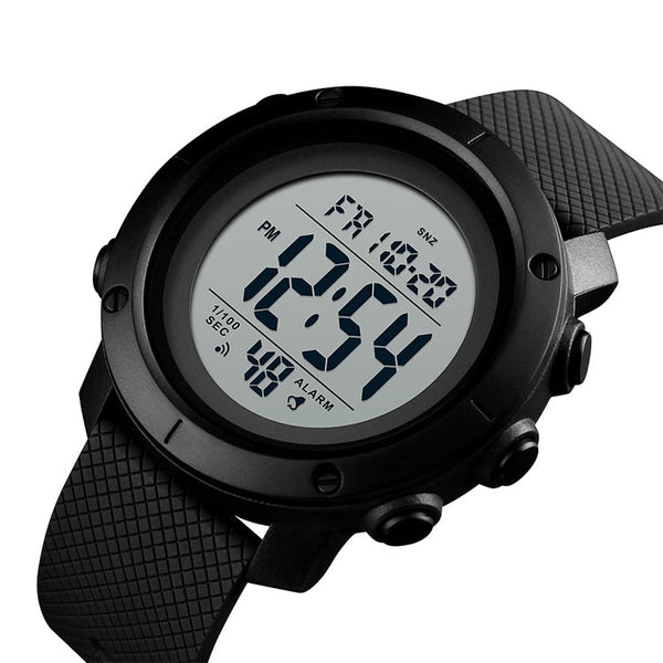 SKMEI 1426 Multifunctional Outdoor Fashion Noctilucent Waterproof White Machine Rubber Ring Digital Watch