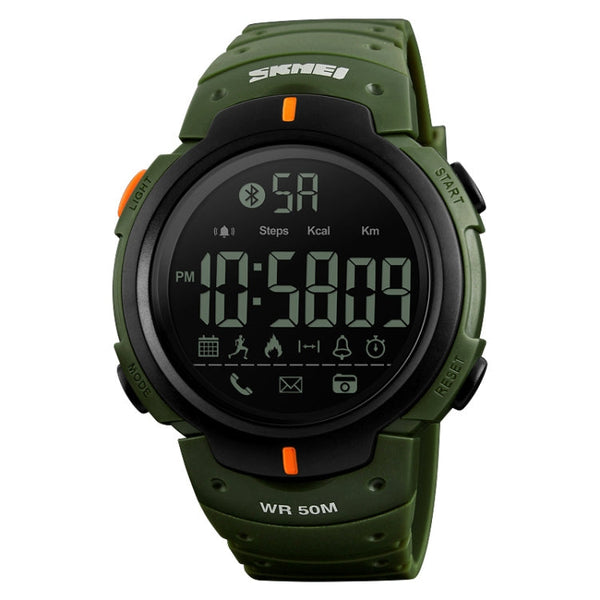 SKMEI 1301 Multifunction 50m Waterproof Sports Bluetooth Smart Watch, Compatible with Android & iOS System