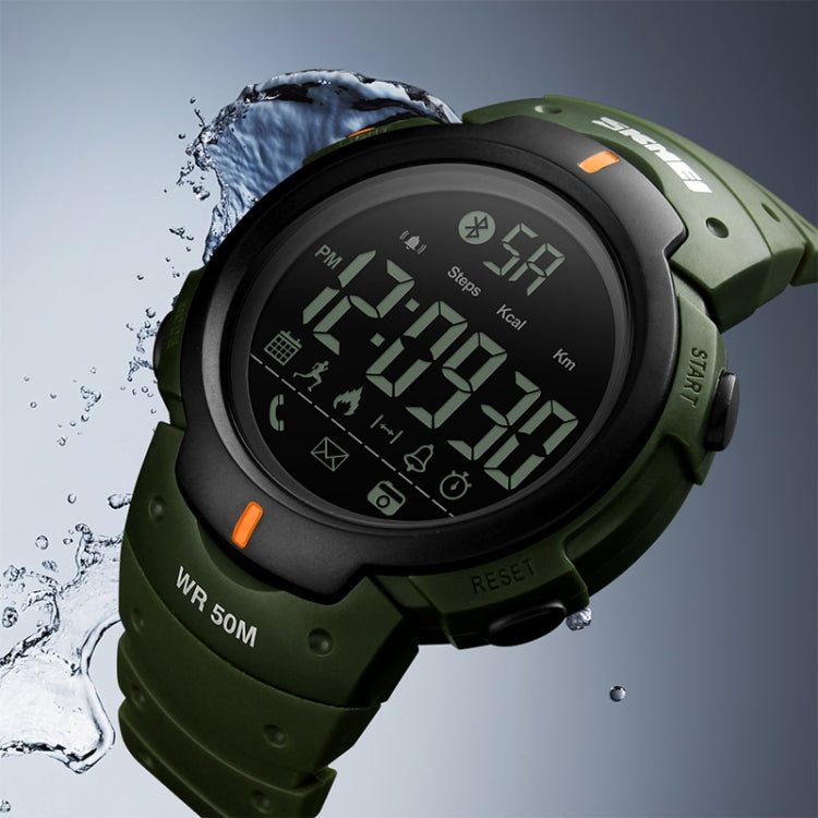 SKMEI 1301 Multifunction 50m Waterproof Sports Bluetooth Smart Watch, Compatible with Android & iOS System