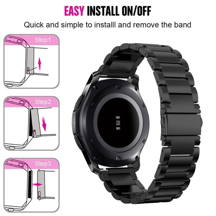 Stainless Steel Wrist Watch Band for Samsung Gear S3 22mm