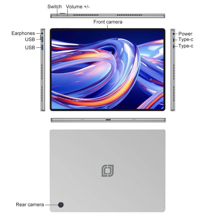 Jumper EZpad V13 Tablet PC, 12GB+512GB, No Keyboard, 13 inch Windows 11 OS Intel Jasper Lake N5095 Quad Core, EU Plug