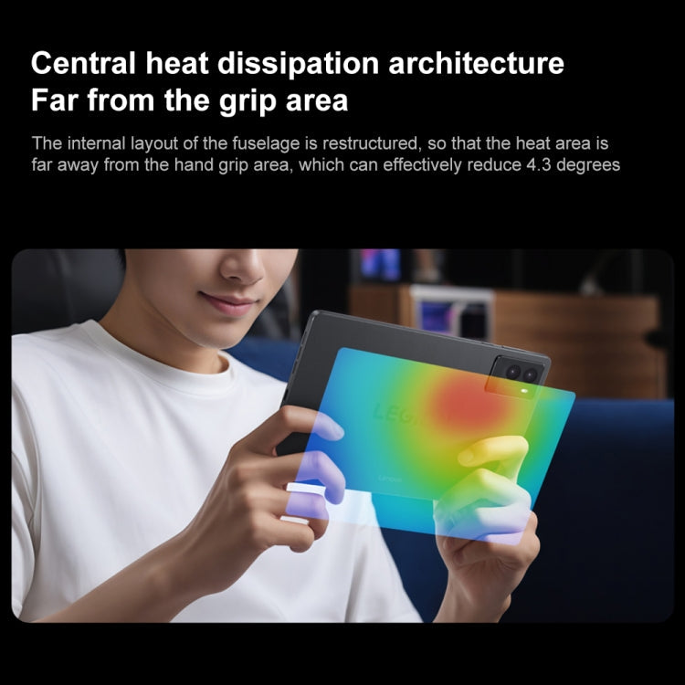 Lenovo LEGION Y700 2025 8.8 inch Anti-glare WiFi Gaming Tablet, 12GB+256GB, Android 14, Qualcomm Snapdragon 8 Gen3 Octa Core