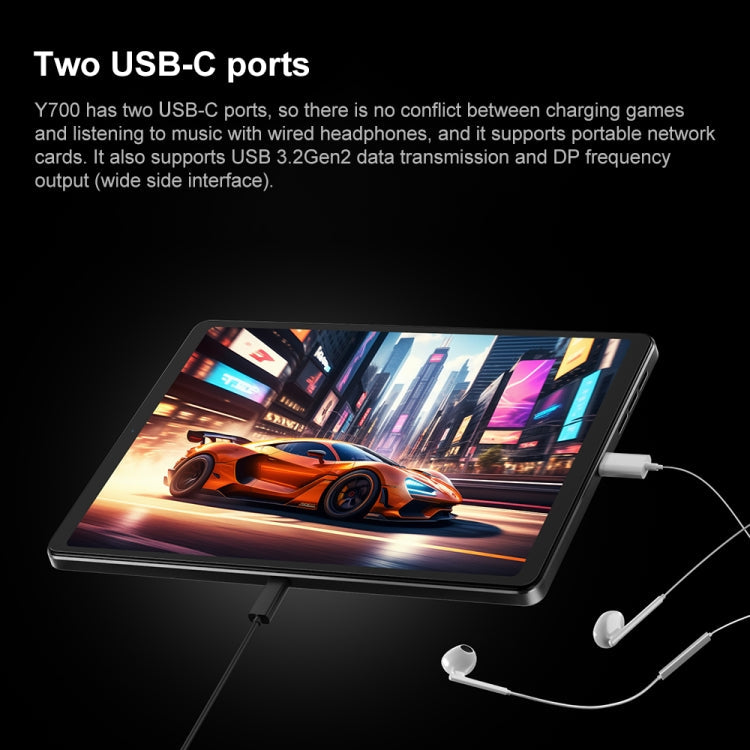 Lenovo LEGION Y700 2025 8.8 inch Anti-glare WiFi Gaming Tablet, 16GB+512GB, Android 14, Qualcomm Snapdragon 8 Gen3 Octa Core