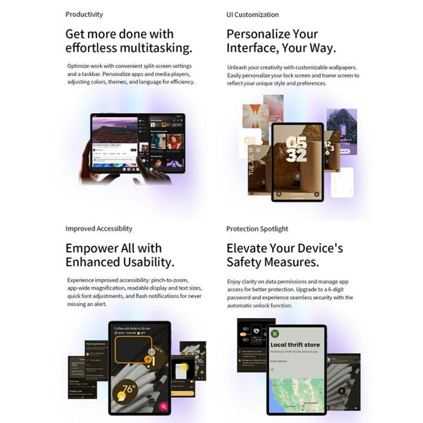 Teclast M50 Mini WiFi Tablet PC, 4GB+128GB, 8.7 inch Android 15 Unisoc T606 Octa Core