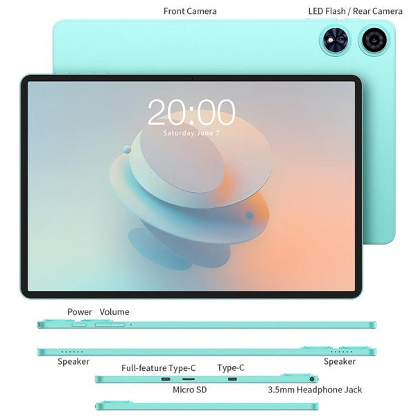 Teclast P50AI WiFi Tablet PC, 6GB+128GB, 11 inch Android 15 Allwinner A733 Octa Core with NPU