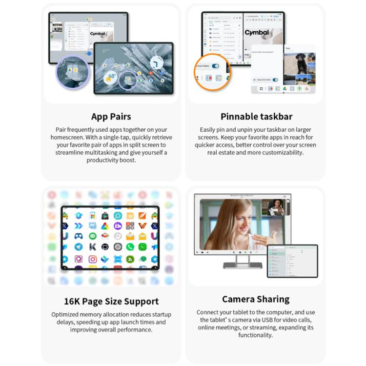Teclast P50AI WiFi Tablet PC, 6GB+128GB, 11 inch Android 15 Allwinner A733 Octa Core with NPU