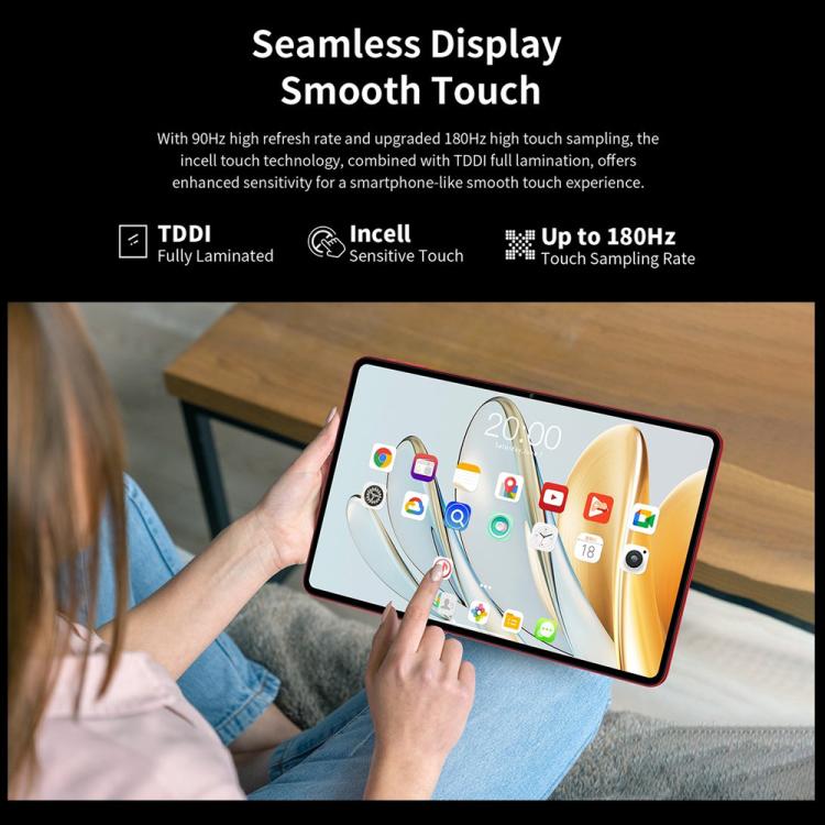 Teclast T60AI WiFi Tablet PC, 6GB+128GB, 12 inch Android 15 Allwinner A733 Octa Core with NPU