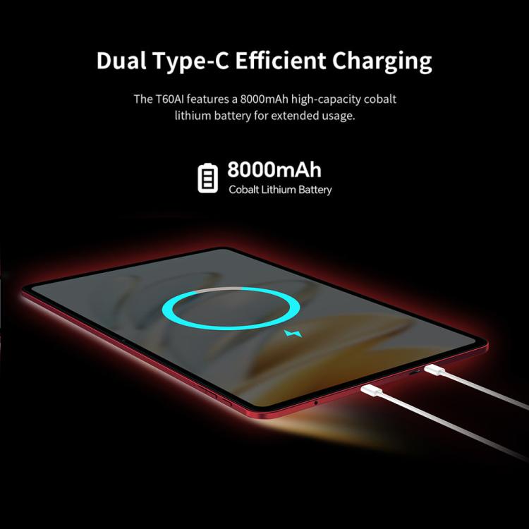 Teclast T60AI WiFi Tablet PC, 6GB+128GB, 12 inch Android 15 Allwinner A733 Octa Core with NPU