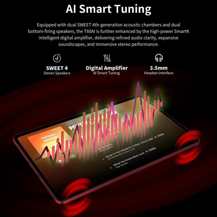 Teclast T60AI WiFi Tablet PC, 6GB+128GB, 12 inch Android 15 Allwinner A733 Octa Core with NPU