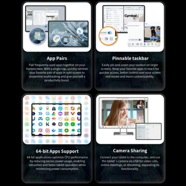 Teclast T60AI WiFi Tablet PC, 6GB+128GB, 12 inch Android 15 Allwinner A733 Octa Core with NPU