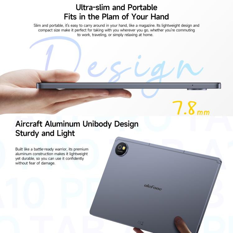 Ulefone Tab A10 Pro Tablet PC, 6GB+128GB, 11 inch Android 14 MediaTek MT8786 Octa Core 4G Network, EU Plug