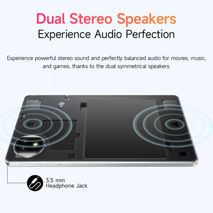 Ulefone Tab A10 Pro Tablet PC, 6GB+128GB, 8.68 inch Android 15 MediaTek Helio G91 Octa Core 4G Network, EU Plug