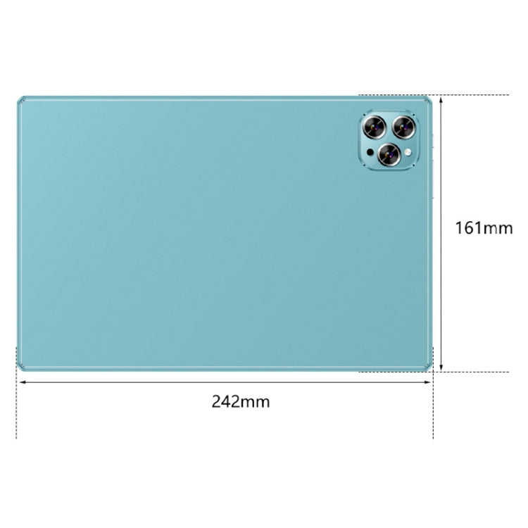 Y22 10.1 inch Smart Learning Tablet PC Combo Set, 4GB+32GB, Android 10 MTK6755 Octa Core, 4G Network, with Leather Case + Keyboard, US Plug (Light Green), 4GB+32GB Combo Set