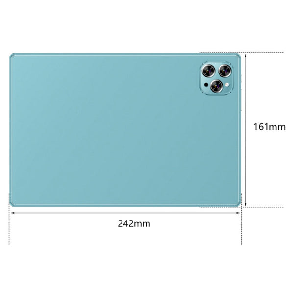 Y22 10.1 inch Smart Learning Tablet PC Combo Set, 4GB+32GB, Android 10 MTK6755 Octa Core, 4G Network, with Leather Case + Keyboard, US Plug (Light Green), 4GB+32GB Combo Set