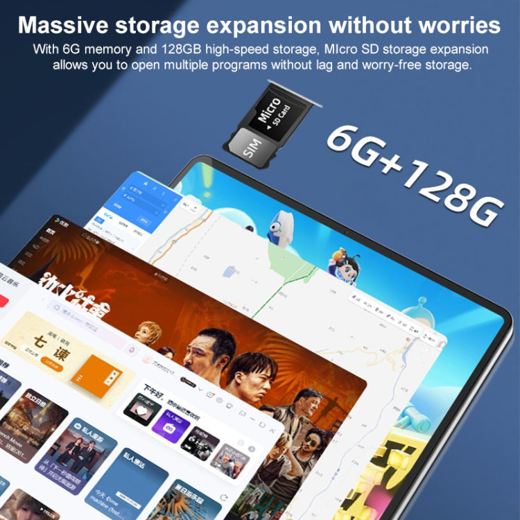 Jumper EZpad M11 Tablet PC, 6GB+128GB, 10.36 inch Android 14 OS Unisoc T606 Octa Core Network: 4G, US Plug