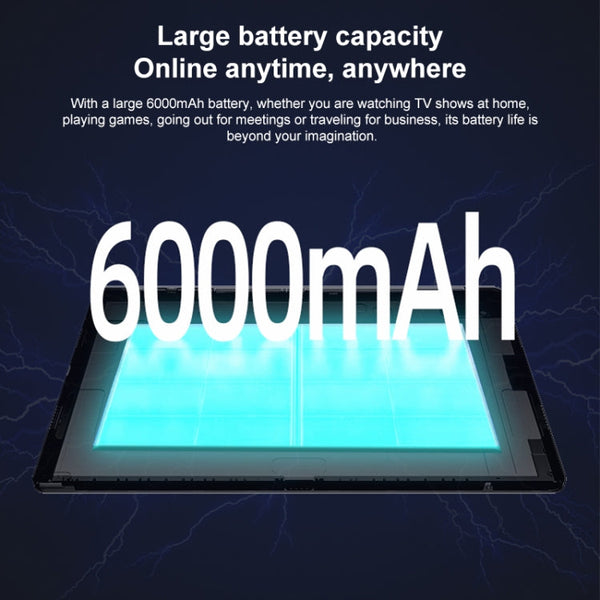 Jumper EZpad M10 HD Tablet PC, 4GB+128GB, 10.1 inch Android 13 OS Unisoc T606 Octa Core Network: 4G, US Plug