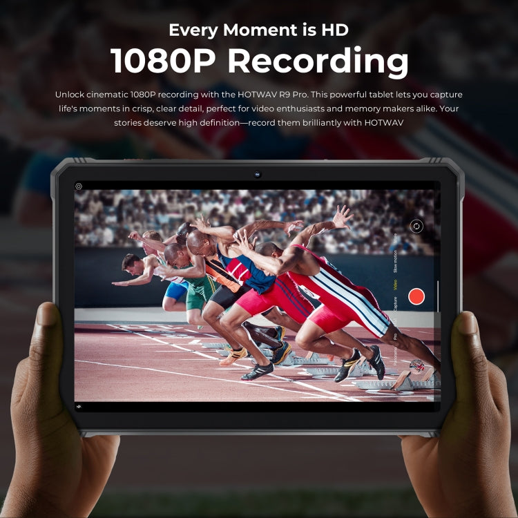 HOTWAV Tab R9 Pro IP68/IP69K Rugged Tablet, 6GB+256GB, 11 inch Android 14 Unisoc T606 Octa Core 4G Network, Global Version with Google Play, EU Plug