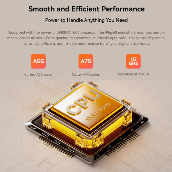 ALLDOCUBE iPlay 60 mini 4G LTE Tablet PC, 4GB+128GB, 8.68 inch Android 14 Unisoc T606 Octa Core Support Dual SIM