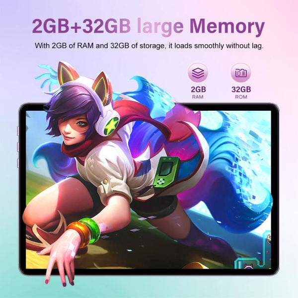 Pad 9 Ultra 10.1 inch 3G Phone Call Tablet PC, 2GB+32GB, Android 10 MTK6737 Quad Core, UK Plug