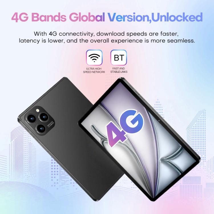 Pad 8 Pro 10.1 inch 4G LTE Tablet PC Combo Set, 4GB+32GB, Android 10 MT6755 Octa Core, with Keyboard / Mouse / Leather Case, AU Plug