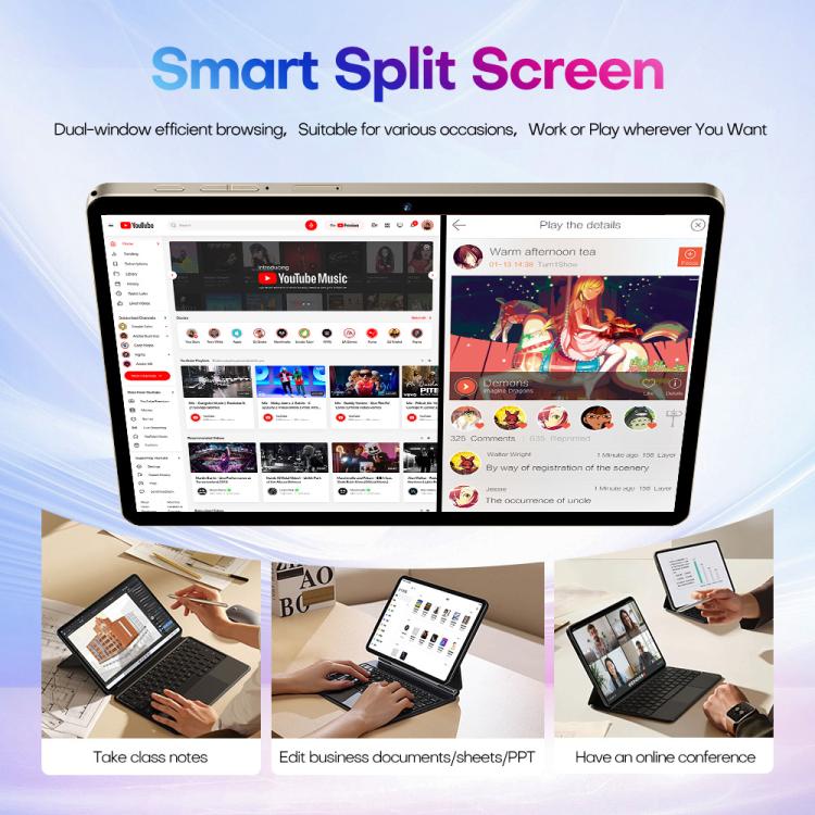 Pad 9 Pro 10.1 inch 4G LTE Tablet PC Combo Set, 4GB+32GB, Android 10 MT6755 Octa Core, with Keyboard / Mouse / Leather Case, US Plug