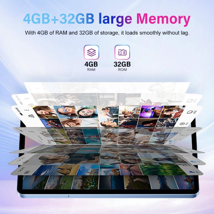 Pad 9 Pro 10.1 inch 4G LTE Tablet PC Combo Set, 4GB+32GB, Android 10 MT6755 Octa Core, with Keyboard / Mouse / Leather Case, EU Plug