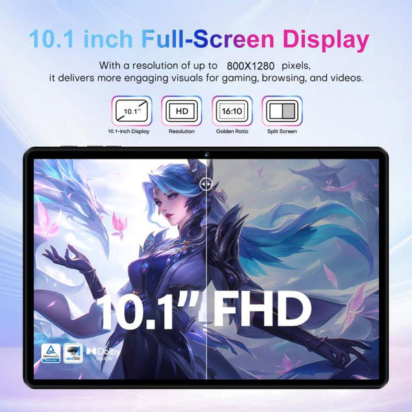 Pad 9 Pro 10.1 inch 4G LTE Tablet PC Combo Set, 4GB+32GB, Android 10 MT6755 Octa Core, with Keyboard / Mouse / Leather Case, EU Plug