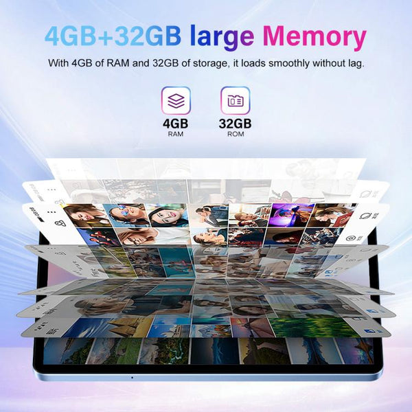 Pad 9 Pro 10.1 inch 4G LTE Tablet PC Combo Set, 4GB+32GB, Android 10 MT6755 Octa Core, with Keyboard / Mouse / Leather Case, UK Plug