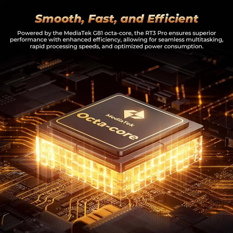 OUKITEL RT3 Pro 4G Network IP68/IP69K Rugged Tablet, 4GB+128GB, 8.0 inch Android 14 MediaTek G81 Octa-Core Support Dual SIM, EU Plug