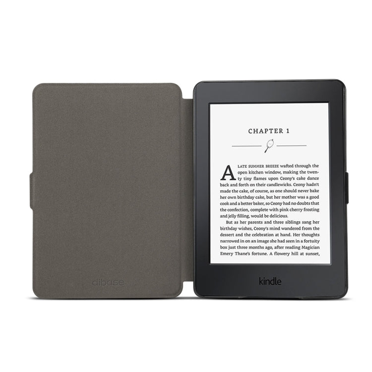 Printed Horizontal Flip PU Leather Protective Case for Amazon Kindle Paperwhite 1 & 2 & 3 with Sleep / Wake-up
