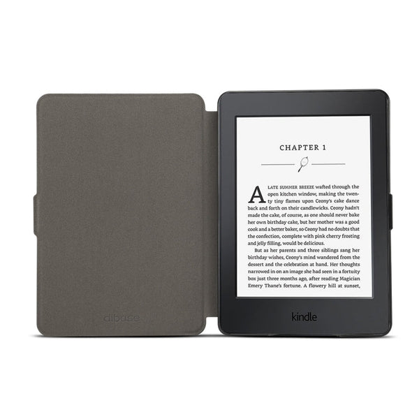Printed Horizontal Flip PU Leather Protective Case for Amazon Kindle Paperwhite 1 & 2 & 3 with Sleep / Wake-up