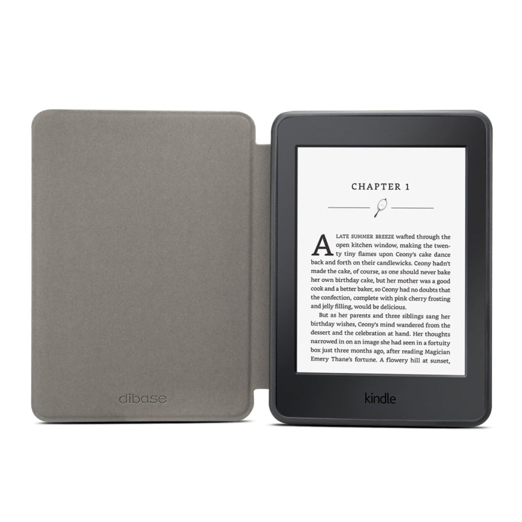 Black Eye Pattern Horizontal Flip PU + TPU Leather Protective Case for Amazon Kindle Paperwhite 4 (2018), with Sleep & Wake-up Function