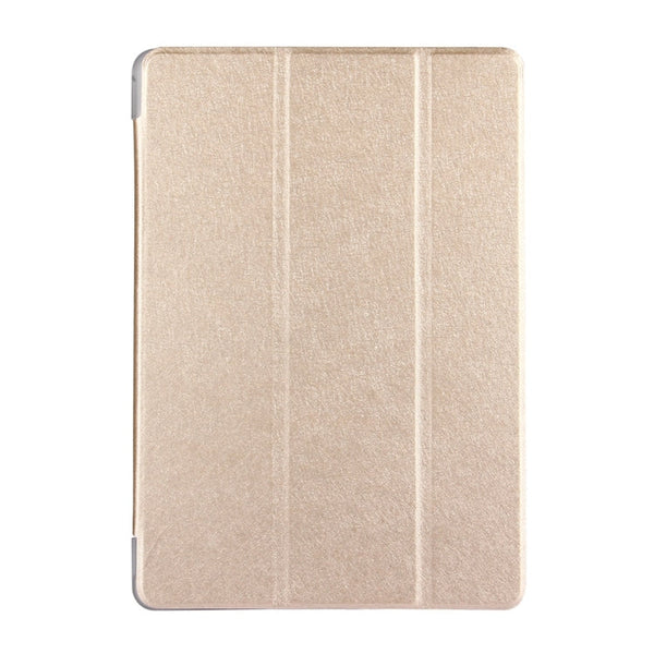 For Huawei  MediaPad T3 10 9.6 inch Silk Texture Horizontal Flip Leather Case with 3-folding Holder