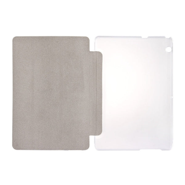 For Huawei  MediaPad T3 10 9.6 inch Silk Texture Horizontal Flip Leather Case with 3-folding Holder