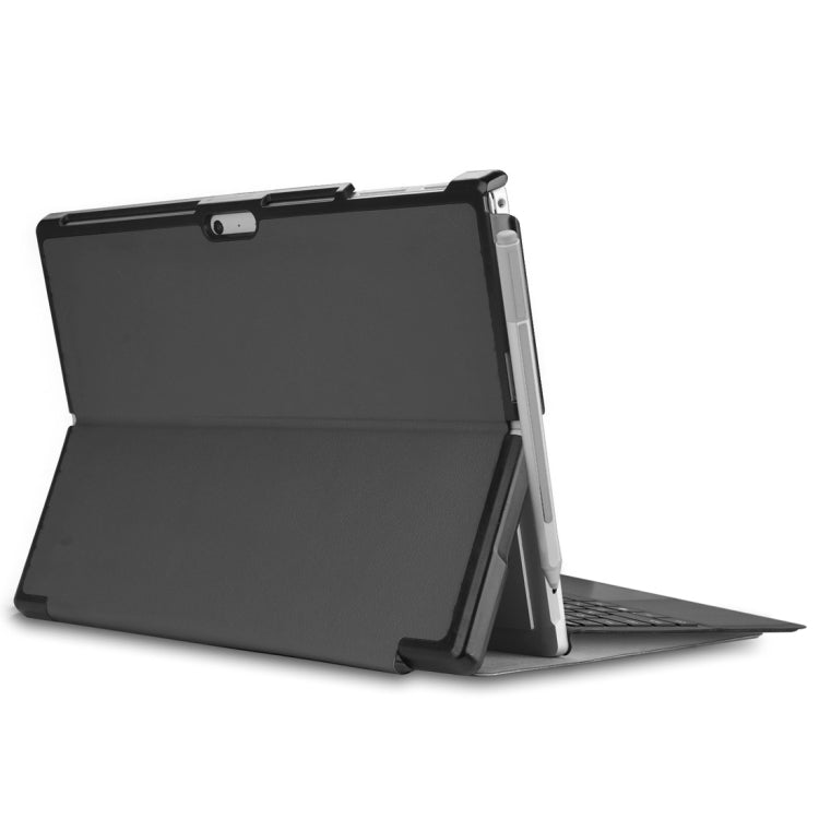 Custer Texture Horizontal Flip PU Leather Case for Microsoft Surface Pro 4 / 5 / 6 / 7 12.3 inch, with Holder & Pen Slot