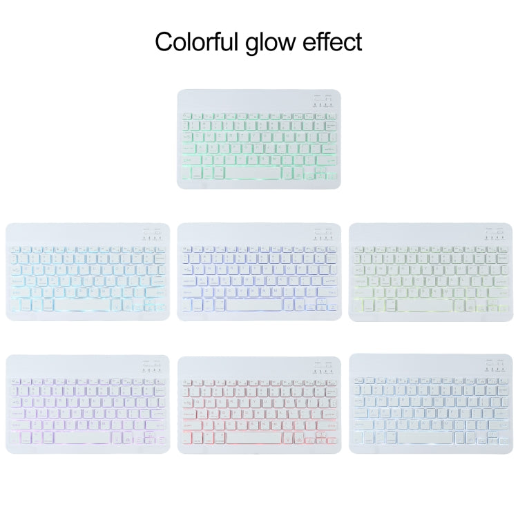 A500S Detachable Bluetooth Backlight Keyboard Ultrathin Horizontal Flip Leather Tablet Case with Holder for Samsung Galaxy Tab A7 10.4 (2020) T500 / T505