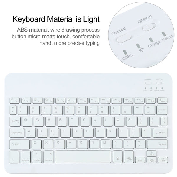 A500S Detachable Bluetooth Backlight Keyboard Ultrathin Horizontal Flip Leather Tablet Case with Holder for Samsung Galaxy Tab A7 10.4 (2020) T500 / T505