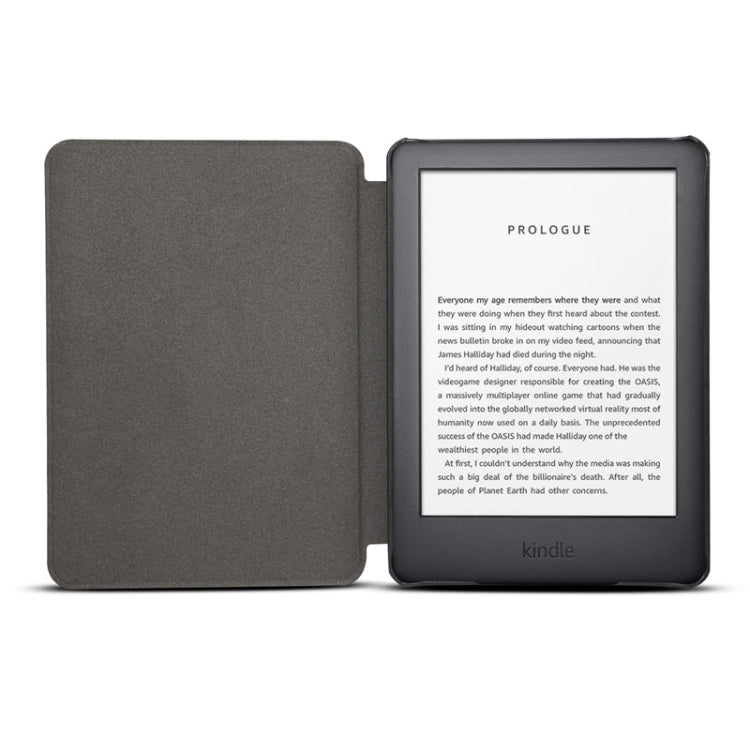Reindeer Blue Pattern Horizontal Flip PU Leather Protective Case for Amazon Kindle 2019, with Sleep & Wake-up Funtion