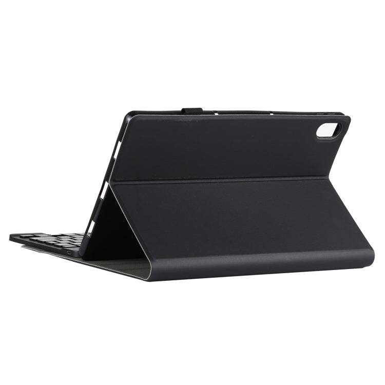AM12 2 in 1 Removable Bluetooth Keyboard + Protective Leather Tablet Case with Holder for Lenovo Tab P11 (Tab-J606F)